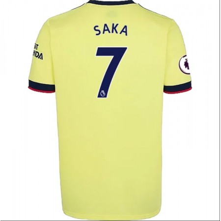 Billiga Fotbollströjor Arsenal Bukayo Saka 7 Borta tröja 2021/22 Kortärmad